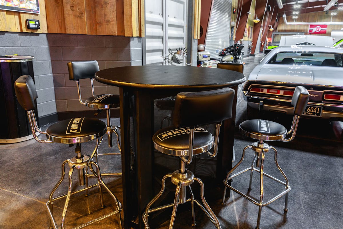 High top table at Hanks Garage Venue