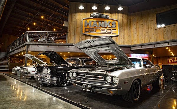 Hanks Garage Venue cars
